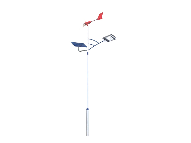 Solar wind hybrid street light 056