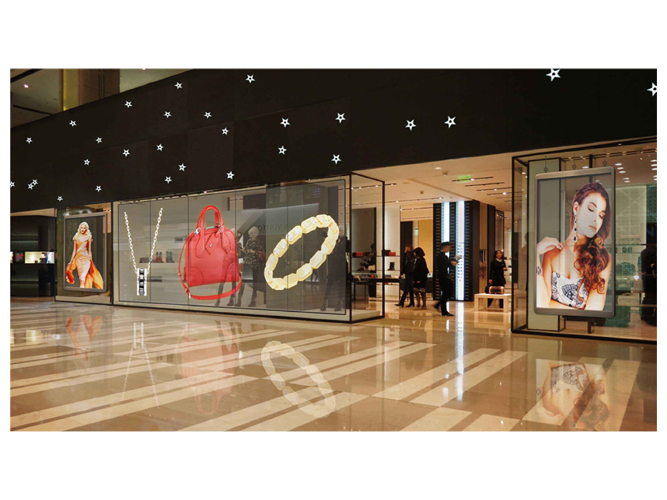 P3.91-7.91 transparent LED display