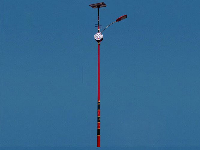 Solar street light with ethnic characteristics 110