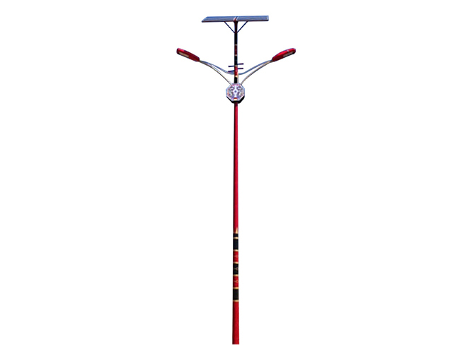 Solar street light with ethnic characteristics 116