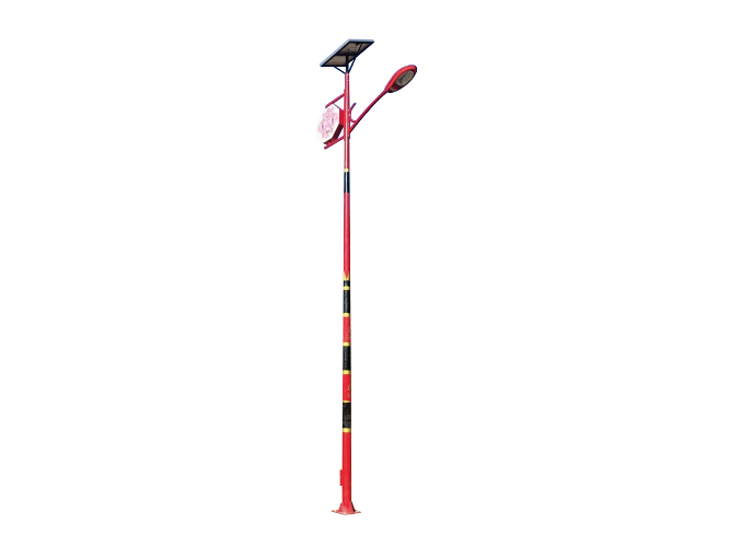 Solar street light with ethnic characteristics 113