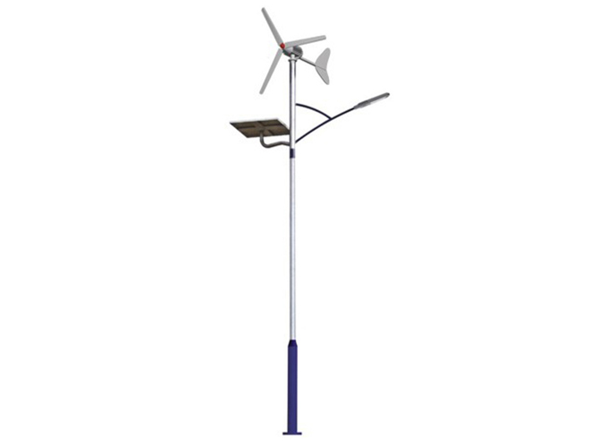 Solar wind hybrid street light 063