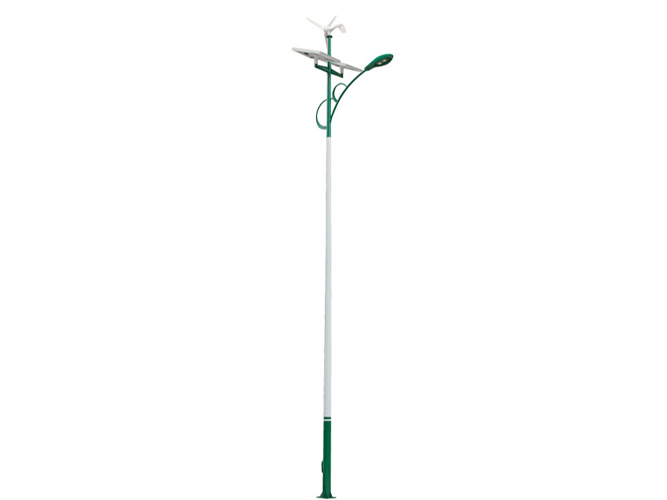 Solar wind hybrid street light 069
