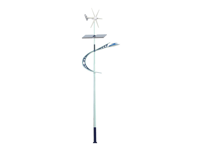Solar wind hybrid street light 065