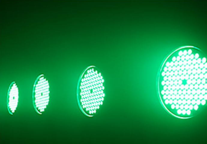 72pcs of 3W colouring palms light