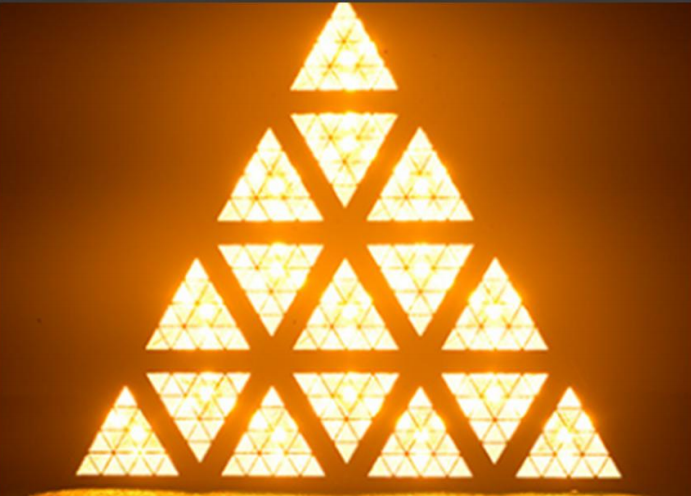 LED Triangle Matrix Light