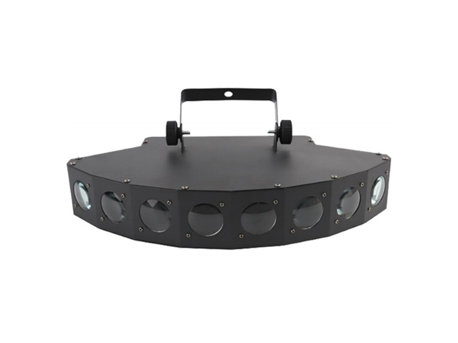 8 eyes fan-shaped beam light