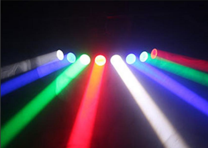 8 eyes fan-shaped beam light