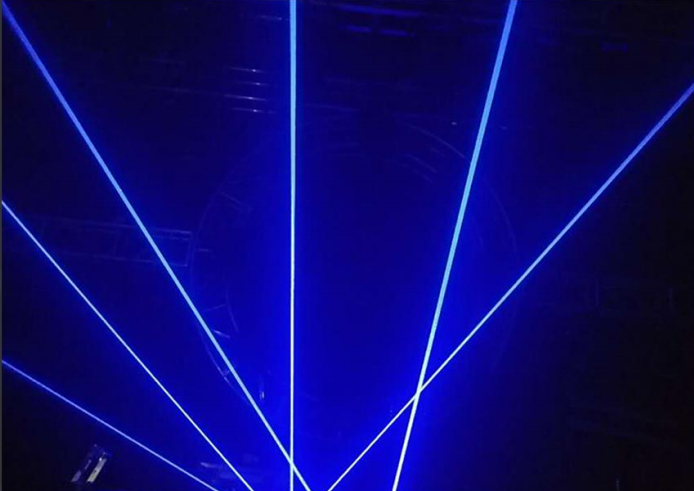 Six head laser light