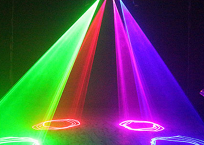 Long strip four head laser light