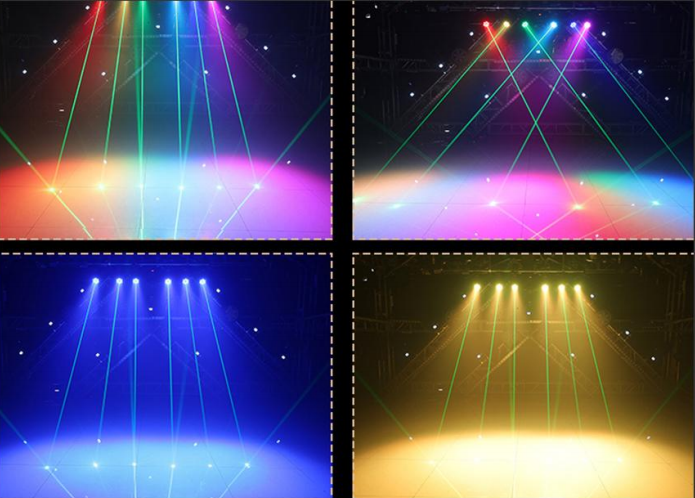 7pcs Moving Head Colouring Lamp