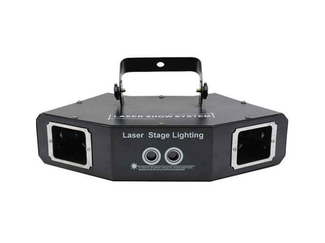 Four eyes fan-shaped laser light
