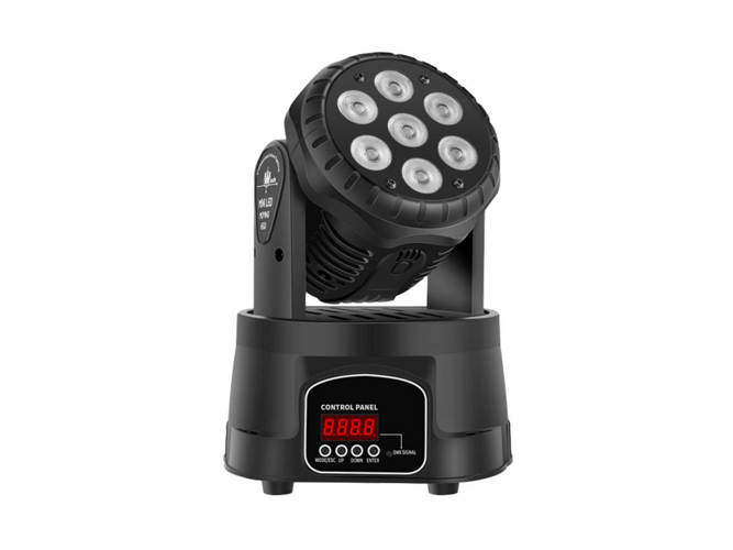 7pcs Moving Head Colouring Lamp