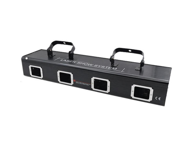 Long strip four head laser light